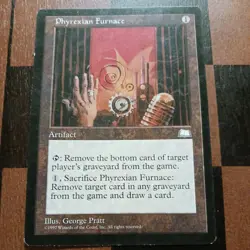 Mtg Phyrexian Furnace LP Weatherlight Magic The Gathering Pre Modern - Image 1