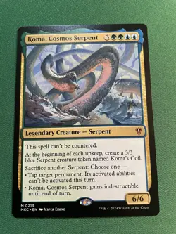 2024 - Koma, Cosmos Serpent M Commander: Murders at Karlov Manor 213 NM - Image 1