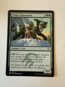 Temur Sabertooth Fate Reforged Regular X1 NM - Image 1