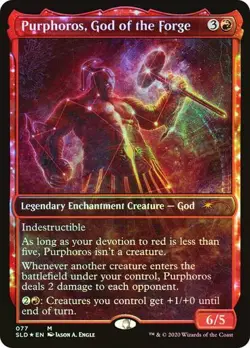 Magic MTG Secret Lair FOIL Purphoros, God of the Forge NEAR MINT NM - Image 1