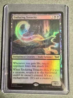 Enduring Tenacity (Foil) 95 MTG NM - Duskmourn: House of Horror - Image 1