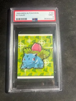 1999 Merlin Pokemon IvySaur PSA 9 MINT - Image 1