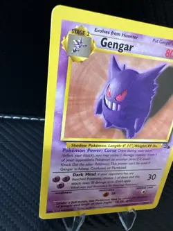 Gengar Fossil 20/62 Rare WOTC Pokemon Card LP – Non-Holo - Image 3