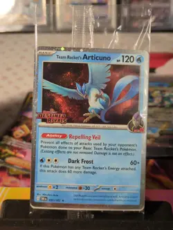 Pokemon Team Rocket's Articuno Best Buy Sealed Promo Destined Rivals Stamp Swirl - Image 1