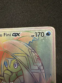 Pokemon Tapu Fini GX - 152/147 - Burning Shadows - Rainbow Secret Rare - Image 3