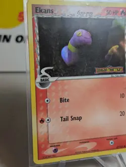 Pokemon TCG Ekans 47/101 EX Dragon Frontiers Stamped Reverse Holo 2006 LP - Image 2