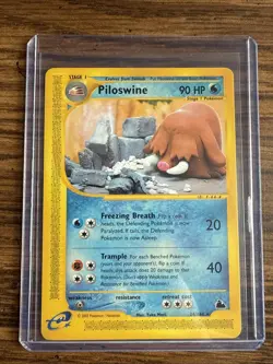 Pokemon Skyridge Piloswine 24/144 Non-Holo Rare NM Near Mint - Image 1