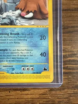 Pokemon Skyridge Piloswine 24/144 Non-Holo Rare NM Near Mint - Image 5