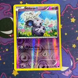 Pokemon TCG Nidoran Plasma Freeze 40/116 Reverse Holo 2013 VLP - Image 1