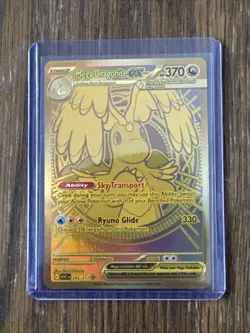 Pokemon TCG Ascended Heroes Mega Dragonite Ex Gold Hyper Rare 295/217 Near Mint - Image 1