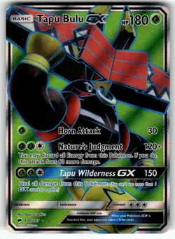 Tapu Bulu GX (Full Art) SM - Burning Shadows 130/147 Pokemon TCG Ultra Rare LP - Image 1
