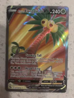 Pokemon TCG-Alolan Exeggutor V 071/078 Pokemon Go Full Art Ultra Rare NM +🎁 - Image 1