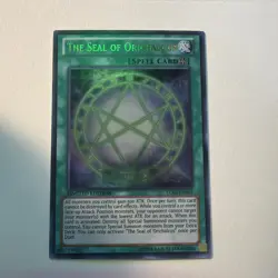Yugioh The Seal of Orichalcos LC03-EN001 Ultra Rare Limited Near Mint - Image 1