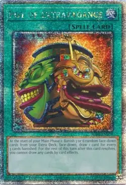 Yugioh! Pot of Extravagance - RA01-EN059 - Quarter Century Secret Rare - 1st Edi - Image 1