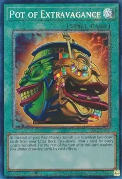 Yugioh! Pot of Extravagance - RA01-EN059 - Prismatic Collector's Rare - 1st Edit - Image 1