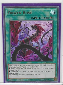 Frozen Rose LDS2-EN119 - Ultra Rare - Near Mint - 1st - Yugioh - Image 1