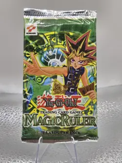 RARE 2002 Yugioh MR Unlimited Magic Ruler Booster Pack SEALED TCG NEW - Image 1