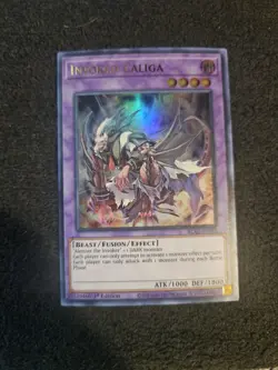 ( INVOKED CALIGA ) - Ultra - BLAR-EN080 - 1st - Yu-Gi-Oh Battle of Legends - Image 1