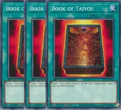 Yugioh - Book of Taiyou x 3 - 1st Edition NM - Plus Free Holo Card - Image 1