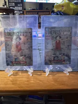 One Piece Monkey D Luffy College Basketball US Voyage Promo Card Sealed X 2 - Image 1