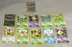 Lot Of 11 1996 Nintendo Pocket Monster Cards Incl Scizor Holo - Image 1