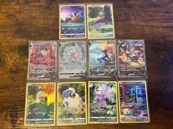 Pokemon 2023 Crown Zenith Galarian Gallery 10-Card Lot NM V Alt Art Full Arts - Image 1