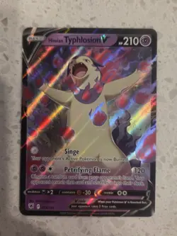 Hisuian Typhlosion V 053/189 Astral Radiance Holo Pokemon Tcg Card NM +🎁 - Image 1