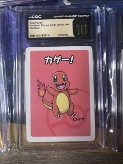 Pokemon CGC Pristine 10 Lot Japanese Old Maid Cards Charmander, Raichu, Mew Etc - Image 5