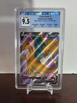 Charizard v Black Star Promo SWSH050: Sword & Shield Pokemon Card Holo Cgc 9.5 - Image 1