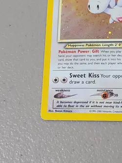 Pokemon TCG Light Togetic Holo Card 15/105 Vintage Neo Destiny - MP - Image 4