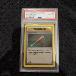 Full Heal 1st edition German 82/102 Hyperheiler Pokemon Card Base Set PSA 10 - Image 1