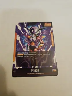 Frieza FS04-01 Gold Rare Promo Leader Dragon Ball Card Fusion World English NM - Image 2