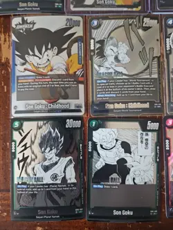 15 Card Goku Lot From Dragonball Super FusionWorld Manga Booster 01 And 02 - Image 2