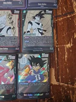 15 Card Goku Lot From Dragonball Super FusionWorld Manga Booster 01 And 02 - Image 4