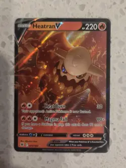 Heatran V #25/189 Astral Radiance Pokemon V Rare Holo Pokemon Tcg Card NM +🎁 - Image 1