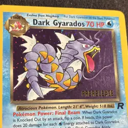 Dark Gyarados 8/82 Wotc Promo Prerelease Holo 2000 Wizards Pokemon Card English - Image 4