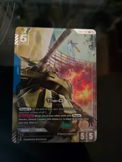 GUNDAM CARD GAME GD03-002 LR+ THE-O - STEEL REQUIEM - Image 1