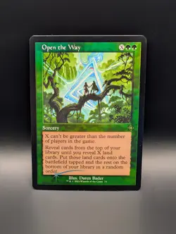 MTG - Open the Way - FOIL RETRO FRAME - Sorcery - MAT #73 - Rare - Image 1