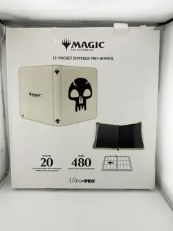 Ultra Pro Zippered Pro Binder 12-Pocket Magic the Gathering Mana 8 Swamp NEW - Image 2