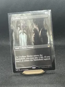 Godless Shrine (Borderless) [Ravnica Remastered] Magic MTG - Image 1