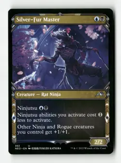 Silver-Fur Master (Showcase) - Kamigawa: Neon Dynasty (NEO) - Image 1