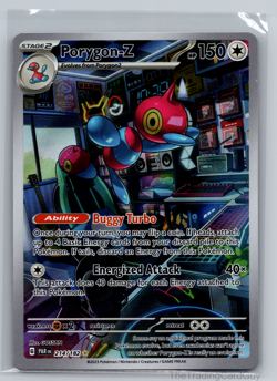 Pokemon TCG Card Porygon-Z 214/182 Paradox Rift Illustration Rare - NM - Image 1