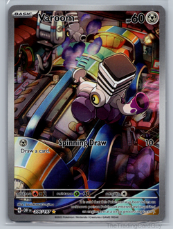 Varoom Illustration Rare 206/197 SV03: Obsidian Flames Pokemon NM - Image 1