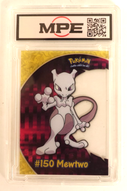 MPE MINT 9.5 - #150 MEWTWO - 2000 Topps Pokemon - TV Animation Clear Card #PC5 - Image 2