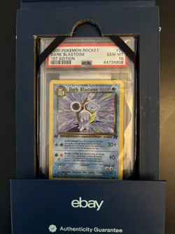 Pokemon TCG Dark Blastoise Holo Rare 1st Edition PSA 10 Gem Mint - Image 5