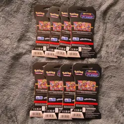 Pokemon Trading Card Game Phantasmal Flames Gengar Sealed Booster Pack Lot of 8 - Image 2