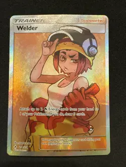 POKEMON TCG WELDER 214/214 S&M UNBROKEN BONDS FULL ART - Image 1