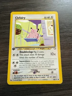 Pokemon TCG Clefairy Neo Genesis 30/111 Regular Uncommon 1st Edition! HP!! - Image 1