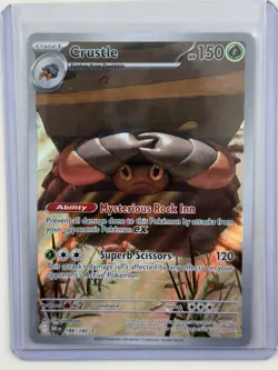 Pokemon: Crustle - 186/182 - SV10: Destined Rivals (DRI) Holo Illustration Rare - Image 1
