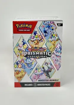 Pokemon TCG Scarlet & Violet Prismatic Evolutions Booster Bundle Sealed Box - Image 1